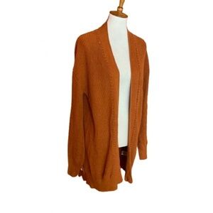 Nordstroms BP rusty orange oversized cardigan